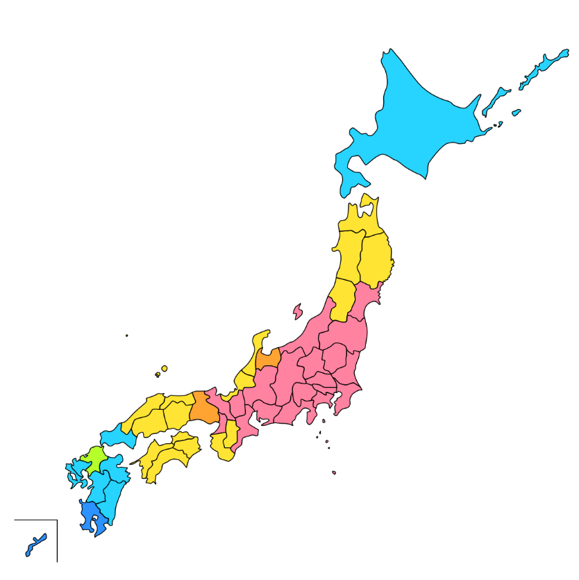 日本地図