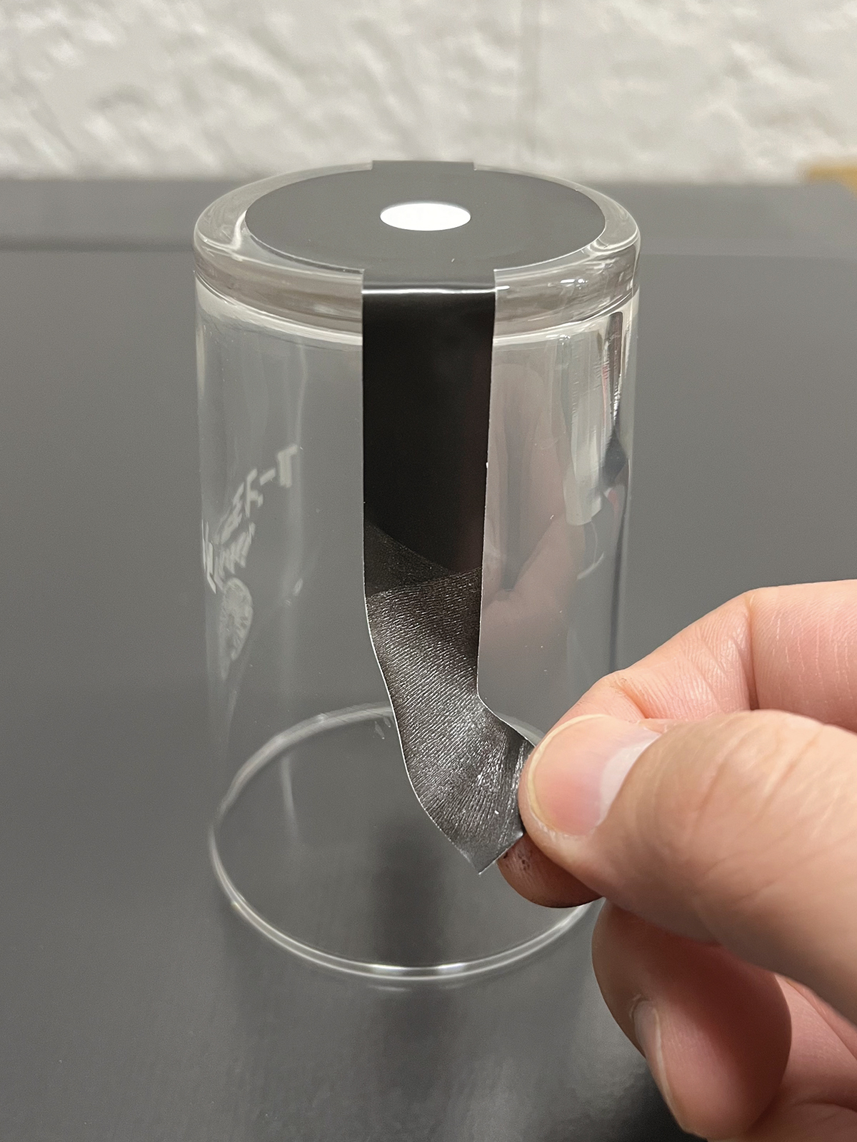 PP加工をしなかった場合のトナー剥がれの例